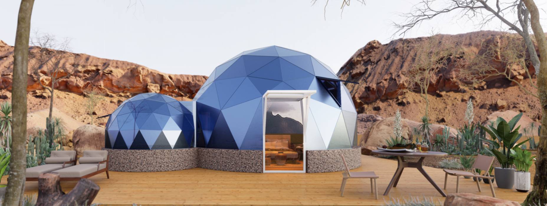 扶绥县球形智能光伏玻璃星空房